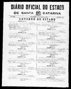 Diário Oficial do Estado de Santa Catarina. Ano 21. N° 5227 de 01/10/1954