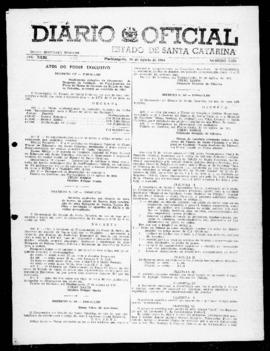 Diário Oficial do Estado de Santa Catarina. Ano 31. N° 7628 de 26/08/1964