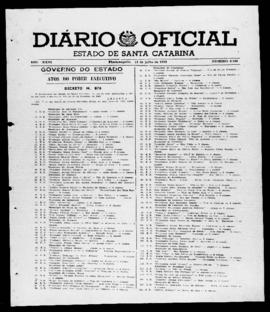 Diário Oficial do Estado de Santa Catarina. Ano 26. N° 6360 de 15/07/1959