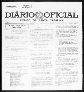 Diário Oficial do Estado de Santa Catarina. Ano 52. N° 12878 de 17/01/1986
