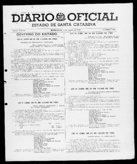 Diário Oficial do Estado de Santa Catarina. Ano 29. N° 7106 de 08/08/1962