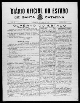 Diário Oficial do Estado de Santa Catarina. Ano 11. N° 2740 de 22/05/1944