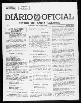 Diário Oficial do Estado de Santa Catarina. Ano 52. N° 12704 de 09/05/1985