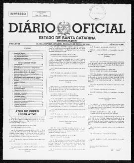 Diário Oficial do Estado de Santa Catarina. Ano 68. N° 16681 de 13/06/2001