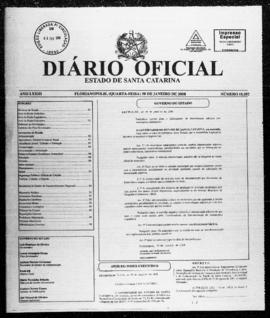 Diário Oficial do Estado de Santa Catarina. Ano 73. N° 18292 de 30/01/2008