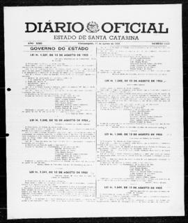 Diário Oficial do Estado de Santa Catarina. Ano 22. N° 5433 de 17/08/1955
