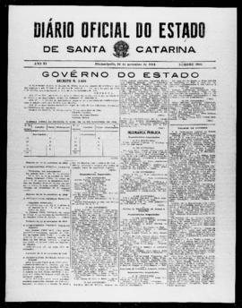 Diário Oficial do Estado de Santa Catarina. Ano 11. N° 2864 de 22/11/1944