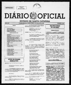 Diário Oficial do Estado de Santa Catarina. Ano 66. N° 16206 de 13/07/1999