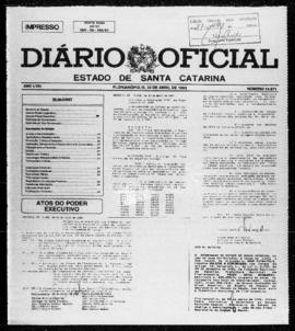 Diário Oficial do Estado de Santa Catarina. Ano 58. N° 14671 de 22/04/1993