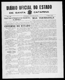 Diário Oficial do Estado de Santa Catarina. Ano 8. N° 2065 de 29/07/1941