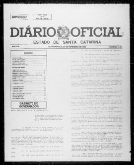 Diário Oficial do Estado de Santa Catarina. Ano 57. N° 14576 de 27/11/1992