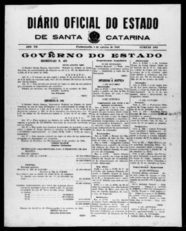 Diário Oficial do Estado de Santa Catarina. Ano 7. N° 1865 de 08/10/1940