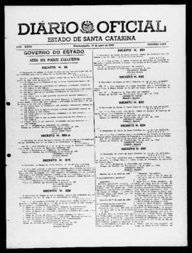 Diário Oficial do Estado de Santa Catarina. Ano 26. N° 6303 de 17/04/1959