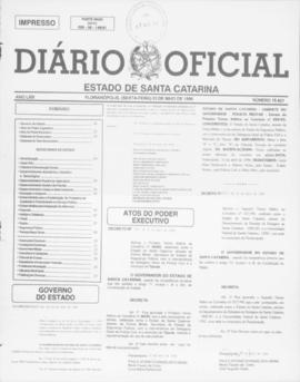 Diário Oficial do Estado de Santa Catarina. Ano 63. N° 15421 de 03/05/1996