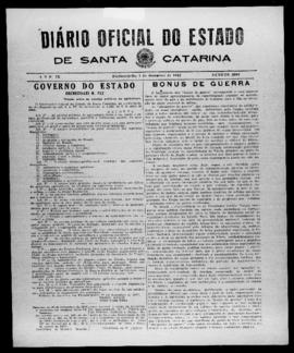 Diário Oficial do Estado de Santa Catarina. Ano 9. N° 2391 de 01/12/1942