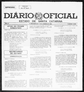 Diário Oficial do Estado de Santa Catarina. Ano 52. N° 12876 de 15/01/1986