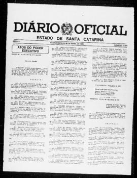 Diário Oficial do Estado de Santa Catarina. Ano 52. N° 12684 de 09/04/1985