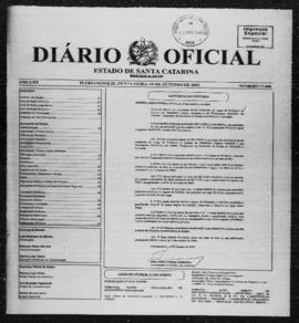 Diário Oficial do Estado de Santa Catarina. Ano 70. N° 17498 de 15/10/2004