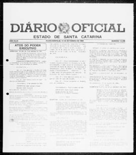 Diário Oficial do Estado de Santa Catarina. Ano 49. N° 12298 de 14/09/1983
