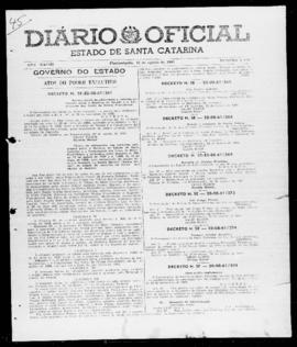 Diário Oficial do Estado de Santa Catarina. Ano 28. N° 6878 de 31/08/1961