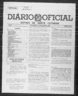 Diário Oficial do Estado de Santa Catarina. Ano 55. N° 13766 de 17/08/1989