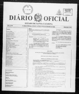 Diário Oficial do Estado de Santa Catarina. Ano 72. N° 17962 de 06/09/2006