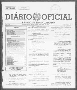 Diário Oficial do Estado de Santa Catarina. Ano 63. N° 15407 de 12/04/1996