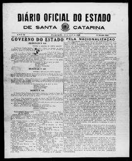 Diário Oficial do Estado de Santa Catarina. Ano 9. N° 2247 de 29/04/1942