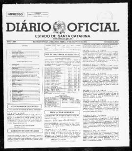 Diário Oficial do Estado de Santa Catarina. Ano 69. N° 16972 de 19/08/2002