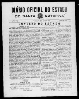 Diário Oficial do Estado de Santa Catarina. Ano 16. N° 3991 de 02/08/1949