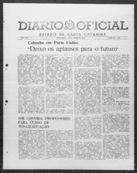 Diário Oficial do Estado de Santa Catarina. Ano 40. N° 10105 de 30/10/1974