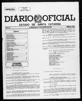 Diário Oficial do Estado de Santa Catarina. Ano 56. N° 14300 de 15/10/1991