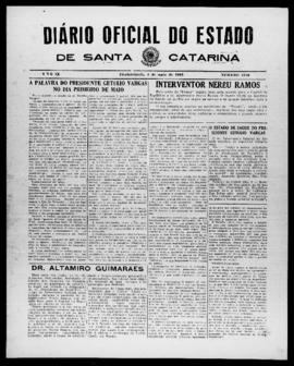 Diário Oficial do Estado de Santa Catarina. Ano 9. N° 2249 de 04/05/1942