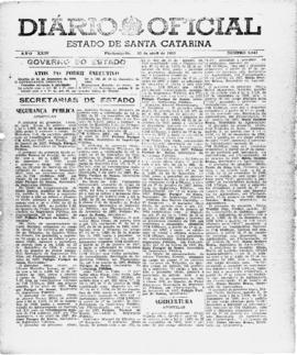 Diário Oficial do Estado de Santa Catarina. Ano 24. N° 5843 de 27/04/1957