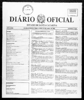 Diário Oficial do Estado de Santa Catarina. Ano 72. N° 17857 de 04/04/2006
