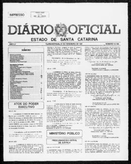 Diário Oficial do Estado de Santa Catarina. Ano 55. N° 14135 de 21/02/1991