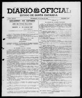 Diário Oficial do Estado de Santa Catarina. Ano 29. N° 7052 de 18/05/1962