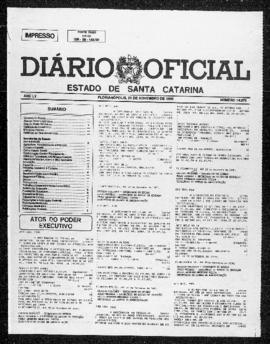 Diário Oficial do Estado de Santa Catarina. Ano 55. N° 14075 de 21/11/1990