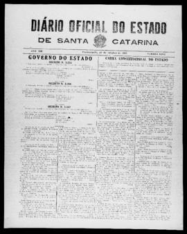 Diário Oficial do Estado de Santa Catarina. Ano 12. N° 3094 de 29/10/1945