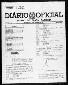 Diário Oficial do Estado de Santa Catarina. Ano 58. N° 14837 de 21/12/1993
