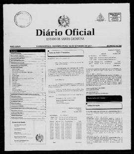 Diário Oficial do Estado de Santa Catarina. Ano 77. N° 19180 de 26/09/2011