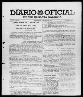 Diário Oficial do Estado de Santa Catarina. Ano 29. N° 7047 de 11/05/1962