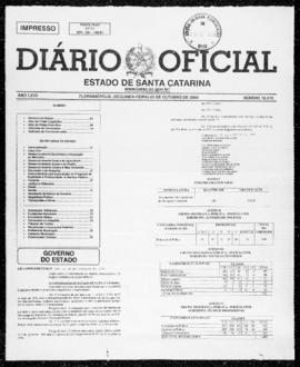 Diário Oficial do Estado de Santa Catarina. Ano 67. N° 16510 de 02/10/2000
