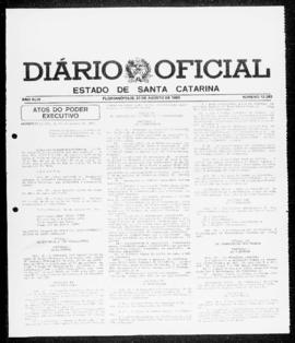 Diário Oficial do Estado de Santa Catarina. Ano 49. N° 12283 de 23/08/1983