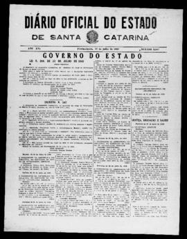 Diário Oficial do Estado de Santa Catarina. Ano 16. N° 3987 de 27/07/1949