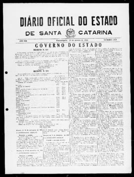 Diário Oficial do Estado de Santa Catarina. Ano 20. N° 5060 de 19/01/1954