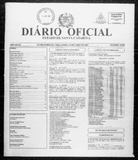 Diário Oficial do Estado de Santa Catarina. Ano 73. N° 18099 de 10/04/2007