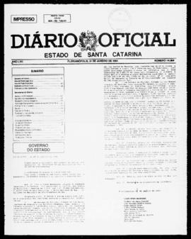 Diário Oficial do Estado de Santa Catarina. Ano 58. N° 14864 de 31/01/1994