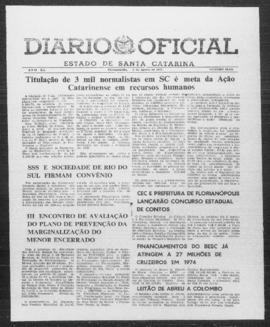 Diário Oficial do Estado de Santa Catarina. Ano 40. N° 10044 de 02/08/1974