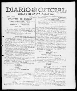 Diário Oficial do Estado de Santa Catarina. Ano 29. N° 7110 de 14/08/1962
